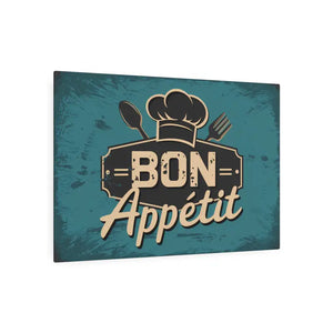 Vintage Bon Appetit Metal Art Sign Bold Kitchen Decor Dipaliz - Novelty Signs