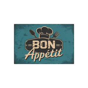 Vintage Bon Appetit Metal Art Sign Bold Kitchen Decor Dipaliz - Novelty Signs