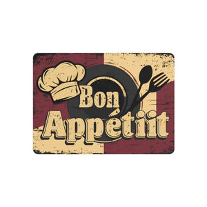 Vintage Bon Appetit Metal Art Sign Kitchen Wall Decor - Dipaliz - 7’’ x 5’’ (horizontal) / 0.12’’ - Novelty Signs