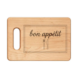 Wooden Cutting Board - Rustic Engraved Oak Design - Dipaliz - Rectangle / 9’’ x 6’’ / Maple - Boards