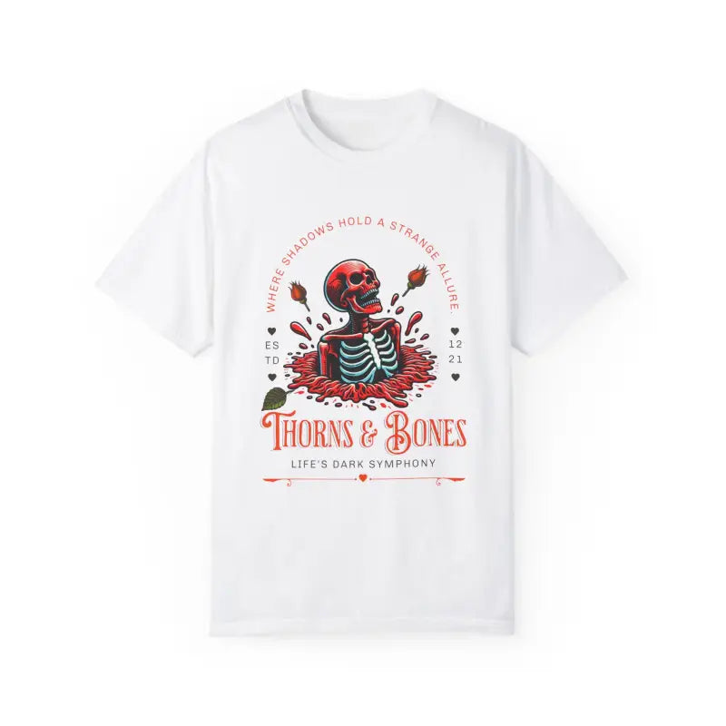 Boneafide Cozy Skeleton Tee: Ultimate Comfort Colors Style - T-shirt