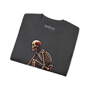 Skating Skeleton Ultra Cotton Tee - Bold Skate Style - Dipaliz - T-shirts