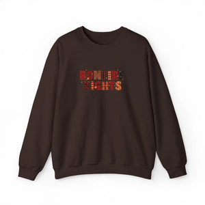 Bonfire Nights Crewneck Sweatshirt, Cozy Fall Campfire Graphic - Sweatshirts