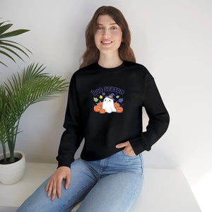 Boo Season Sweatshirt, Cute Ghost Halloween Crewneck - Sweatshirts