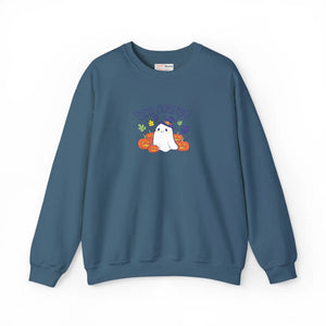 Boo Season Sweatshirt, Cute Ghost Halloween Crewneck - Sweatshirts