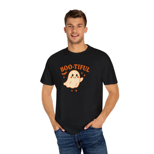 Cute Halloween Tee - Playful Ghost Pumpkin Spice Fall Top - Dipaliz - T-shirts