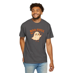 Cute Halloween Tee - Playful Ghost Pumpkin Spice Fall Top - Dipaliz - T-shirts