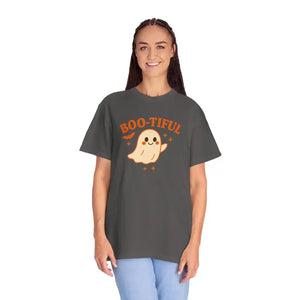 Cute Halloween Tee - Playful Ghost Pumpkin Spice Fall Top - Dipaliz - T-shirts