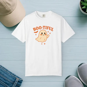 Cute Halloween Tee - Playful Ghost Pumpkin Spice Fall Top - Dipaliz - White / s - T-shirts