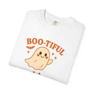 Cute Halloween Tee - Playful Ghost Pumpkin Spice Fall Top - Dipaliz - T-shirts