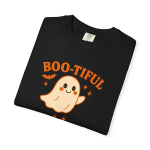 Cute Halloween Tee - Playful Ghost Pumpkin Spice Fall Top - Dipaliz - T-shirts