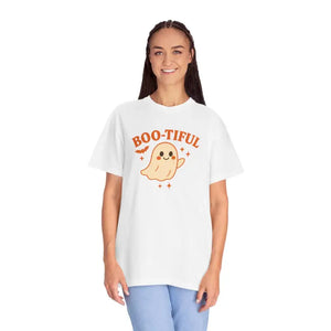Cute Halloween Tee - Playful Ghost Pumpkin Spice Fall Top - Dipaliz - T-shirts