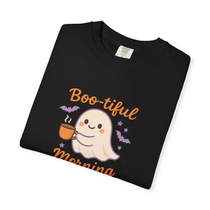 Funny Ghost Print Tee - Boo-tiful Morning Relaxed Fit - Dipaliz - T-shirts