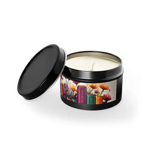 Tin Candles for Book Lovers Cozy Reading Aroma - Dipaliz