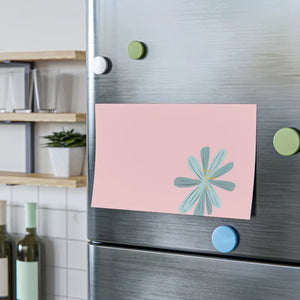 Blue Flower Post-it Notes - Stylish Desk Essential - Dipaliz - Sticky