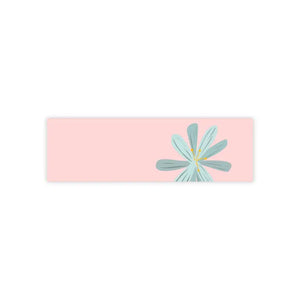 Blue Flower Post-it Notes - Stylish Desk Essential - Dipaliz - Sticky