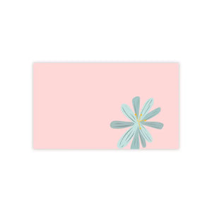 Blue Flower Post-it Notes - Stylish Desk Essential - Dipaliz - Sticky