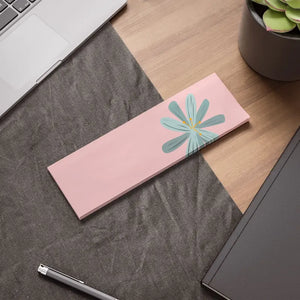 Blue Flower Post-it Notes - Stylish Desk Essential - Dipaliz - Sticky