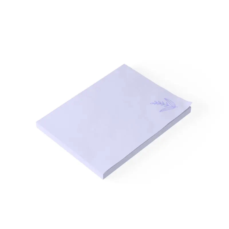 Purple Leaf Post-it Notes: Boost Creativity & Productivity! - 4’’ x 3’’ / White Paper Products