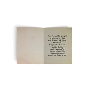 Greeting Cards Matching White Envelopes Stylish Thank you - Dipaliz - & Note