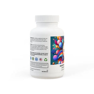 Digestive Enzyme Blend Supplement for Gut Health - Dipaliz - White Bottle + Cap / Unflavored / 60 Vegetable Capsules