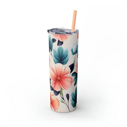 Boost Your Sipping Experience With Pastel Flowers Steel Tumbler