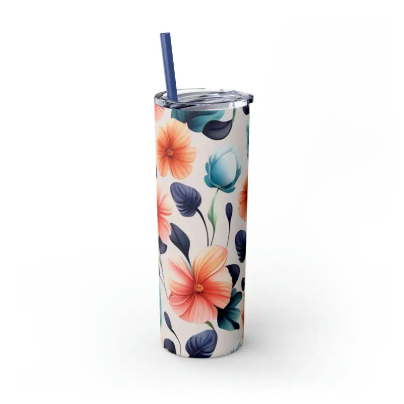 Boost Your Sipping Experience With Pastel Flowers Steel Tumbler