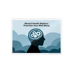 Mental Health Sanctuary High Gloss Poster Paper Dipaliz - Posters