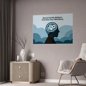 Mental Health Sanctuary High Gloss Poster Paper Dipaliz - Posters