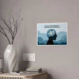 Mental Health Sanctuary High Gloss Poster Paper Dipaliz - Posters