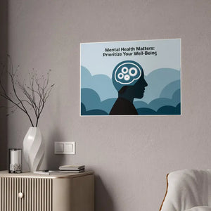 Mental Health Sanctuary High Gloss Poster Paper Dipaliz - Posters