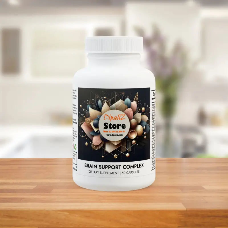 Boost Performance with our Herbal Power Supplement - White Bottle + Cap / Unflavored / 60 Vegetable Capsules Food