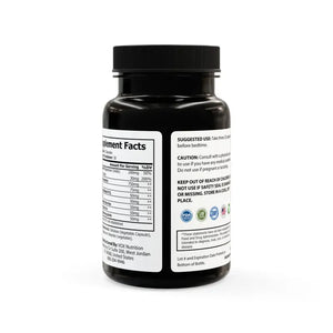 Magnesium Supplement - Workout Fuel with & Zinc - Dipaliz - Black Bottle + Cap / Unflavored / 90 Vegetable Capsules