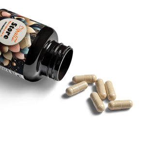 Magnesium Supplement - Workout Fuel with & Zinc - Dipaliz - Black Bottle + Cap / Unflavored / 90 Vegetable Capsules