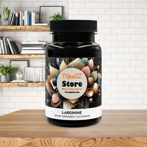 L-citrulline Malate Extract Pre-workout Power Boost - Dipaliz - Black Bottle + Cap / Unflavored / 60 Vegetable Capsules