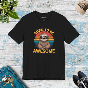 Soft Sloth Jersey Short Sleeve Tee - Casual - Dipaliz - T-shirts
