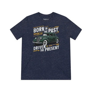 T-shirt - Vintage Car Triblend Tee - Timeless Style Comfort - Dipaliz Navy Triblend / s
