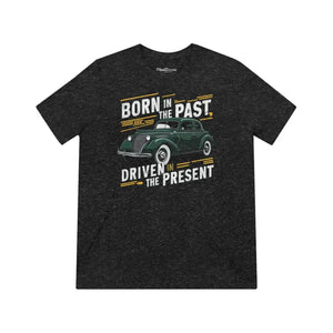 Vintage Car Triblend Tee - Timeless Style Statement - Dipaliz - Black Heather / s - T-shirts