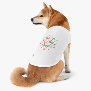 Soft Pet Tank - Loved Paw Print Dog - Dipaliz - l / White - Pets