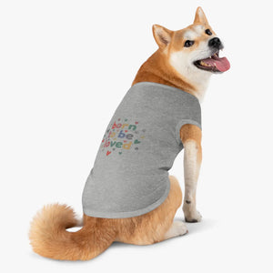 Soft Pet Tank - Loved Paw Print Dog - Dipaliz - Shirts