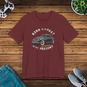 Cozy Vintage Car Design Tee - Soft Cotton Jersey - Dipaliz - T-shirts