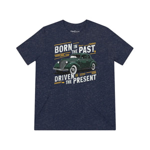 Soft Vintage Car Triblend Tee - Timeless Style - Dipaliz - T-shirts
