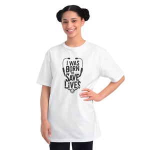 Organic Doctor Tee - i was Born to Save Lives Cotton - Dipaliz - T-shirts