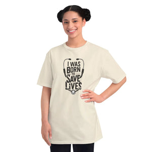 Organic Doctor Tee - i was Born to Save Lives Cotton - Dipaliz - T-shirts
