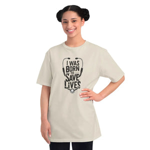 Organic Doctor Tee - i was Born to Save Lives Cotton - Dipaliz - T-shirts
