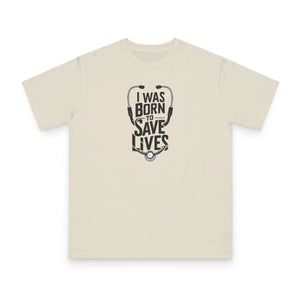 Organic Doctor Tee - i was Born to Save Lives Cotton - Dipaliz - T-shirts