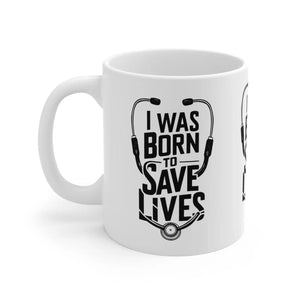 Life Saving Stethoscope Mug Ceramic Medical Hero Gift - Dipaliz - Mugs