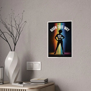 Glossy Gay Pride Poster – High-gloss Paper - Dipaliz - Posters Prints & Visual Artwork