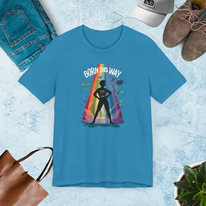 Unisex Jersey Tee Flaunt your Standout Style Born - Dipaliz - Aqua / s - T-shirts