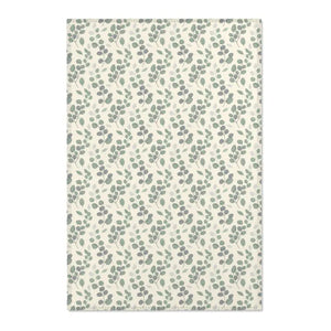 Eucalyptus Area Rug - Soft Green Leaf Botanical Design - Dipaliz - 24’’ × 36’’ - Rugs